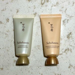 Sulwhasoo Clarifying Mask & Overnight Vitalizing Mask Mini Set *BNWOT*